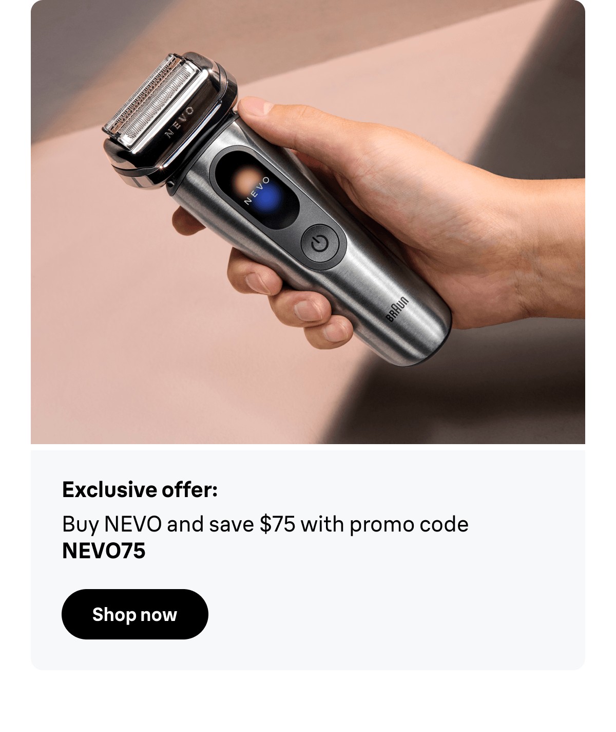 Exclusive offer: Buy NEVO and save $75 with promo code NEVO75. Shop now