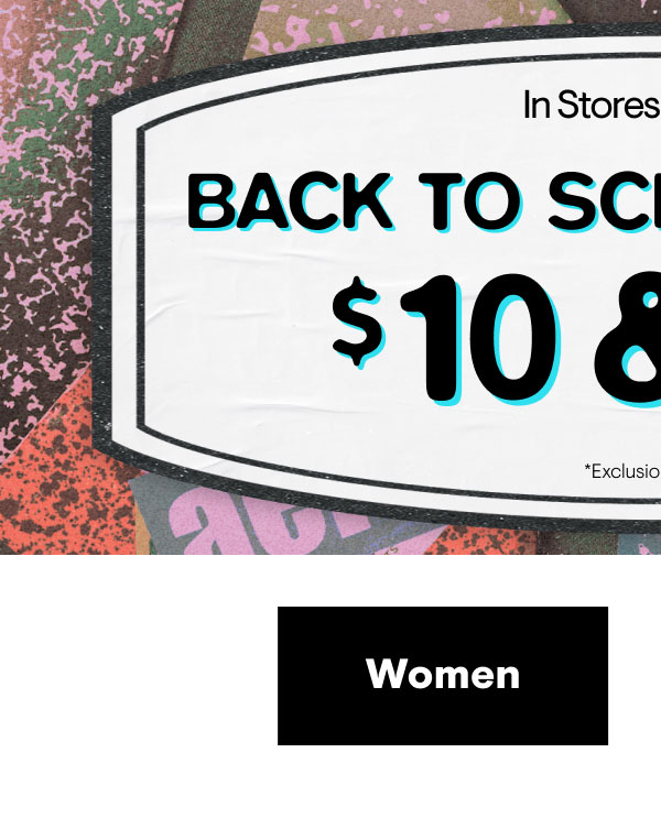 Shop Women's Back to School Deals