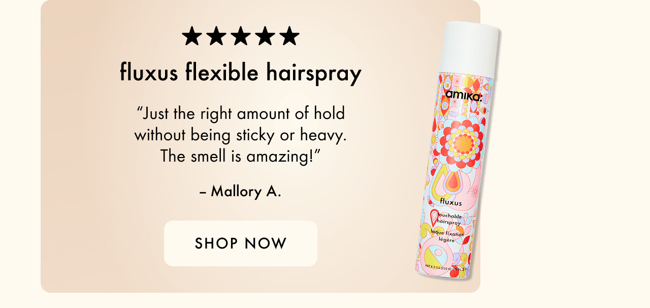 fluxus flexible hairspray