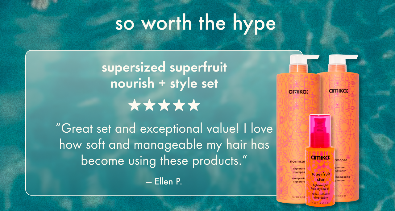 supersized superfruit nourish + style set