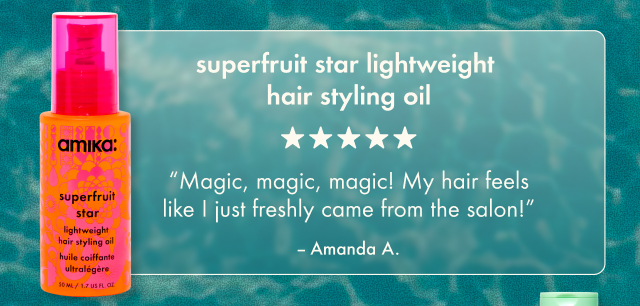 superfruit star lightweight hair styling oil