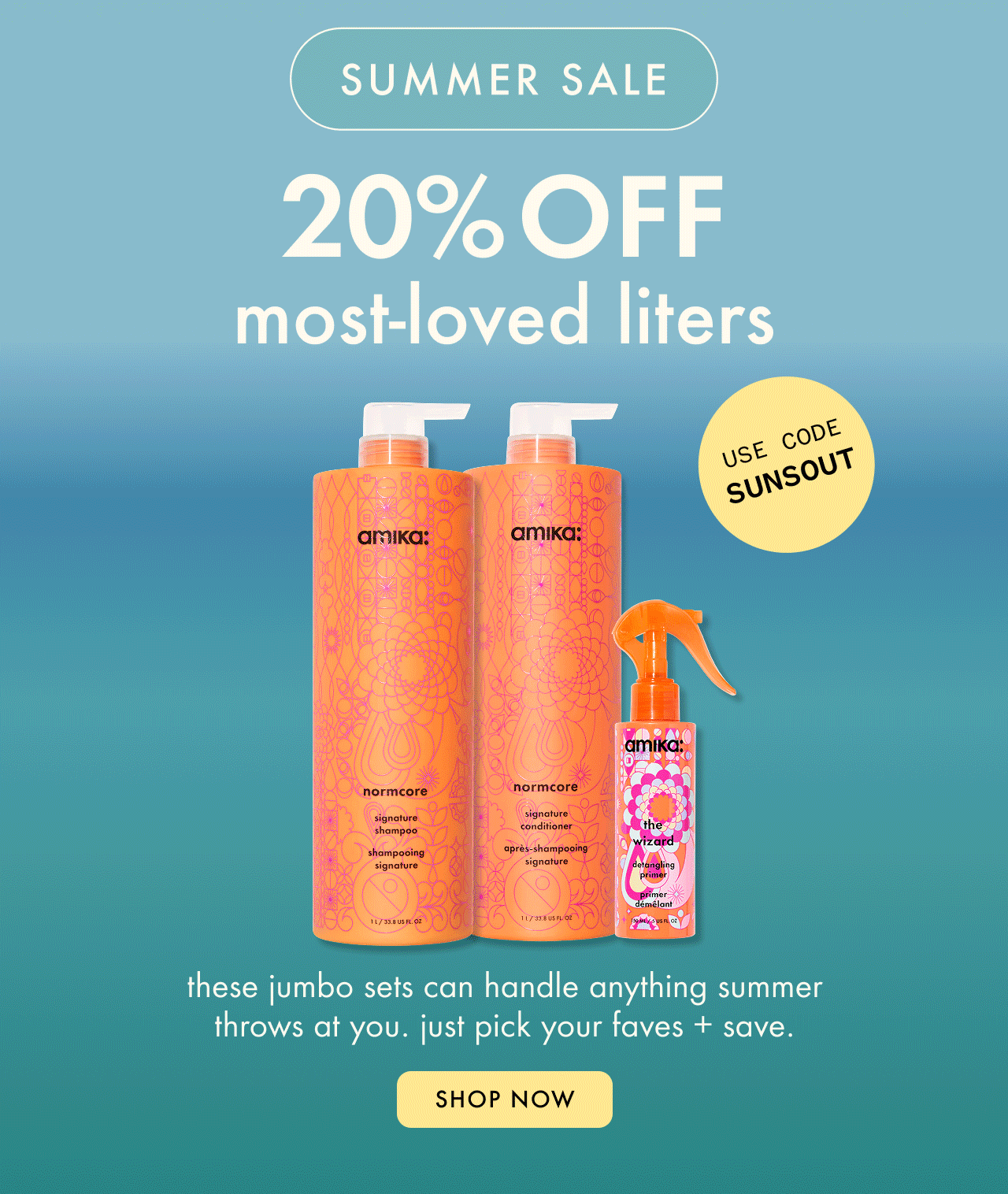 20% off everything summer sale