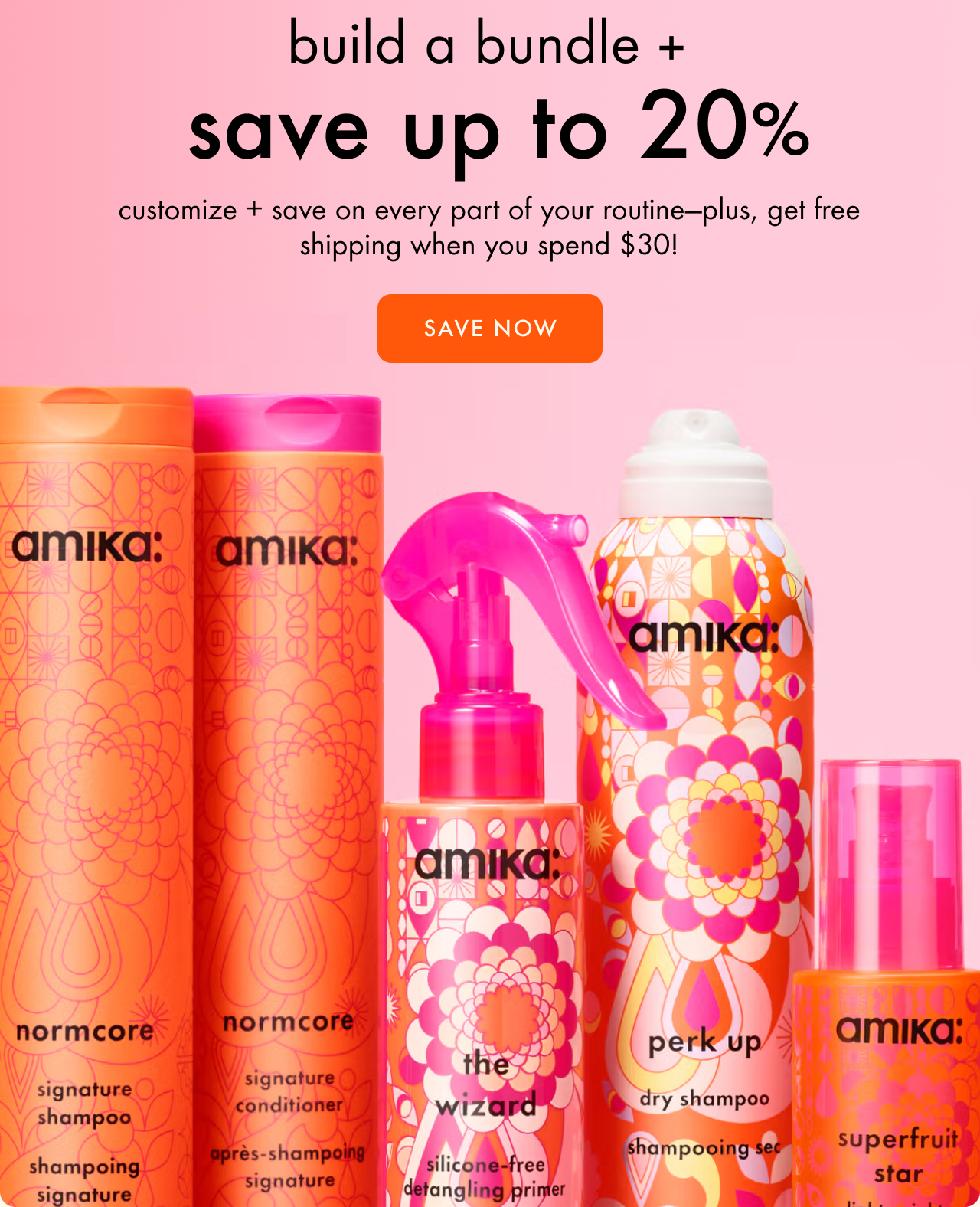 build a bundle + save up to 20% off