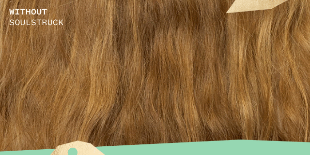 before and after using soulstruck dry hair mask