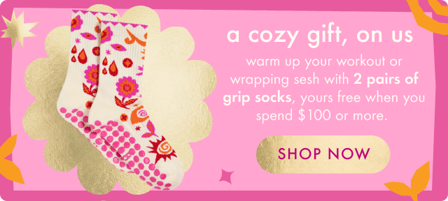get a 2-pack of amika grip socks with orders $100+