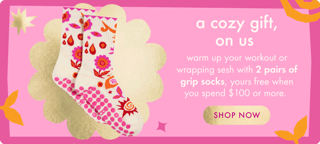 get a 2-pack of amika grip socks with orders $100+