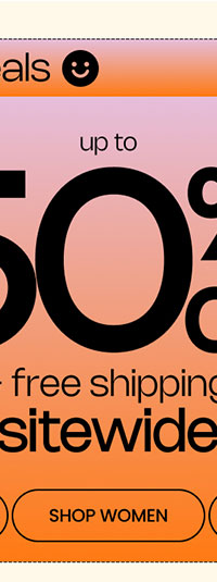PacDay Deals Up to 50% Off* & Free Shipping* Sitewide SHOP WOMEN 