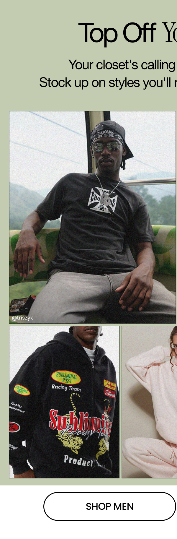 Shop men's tops