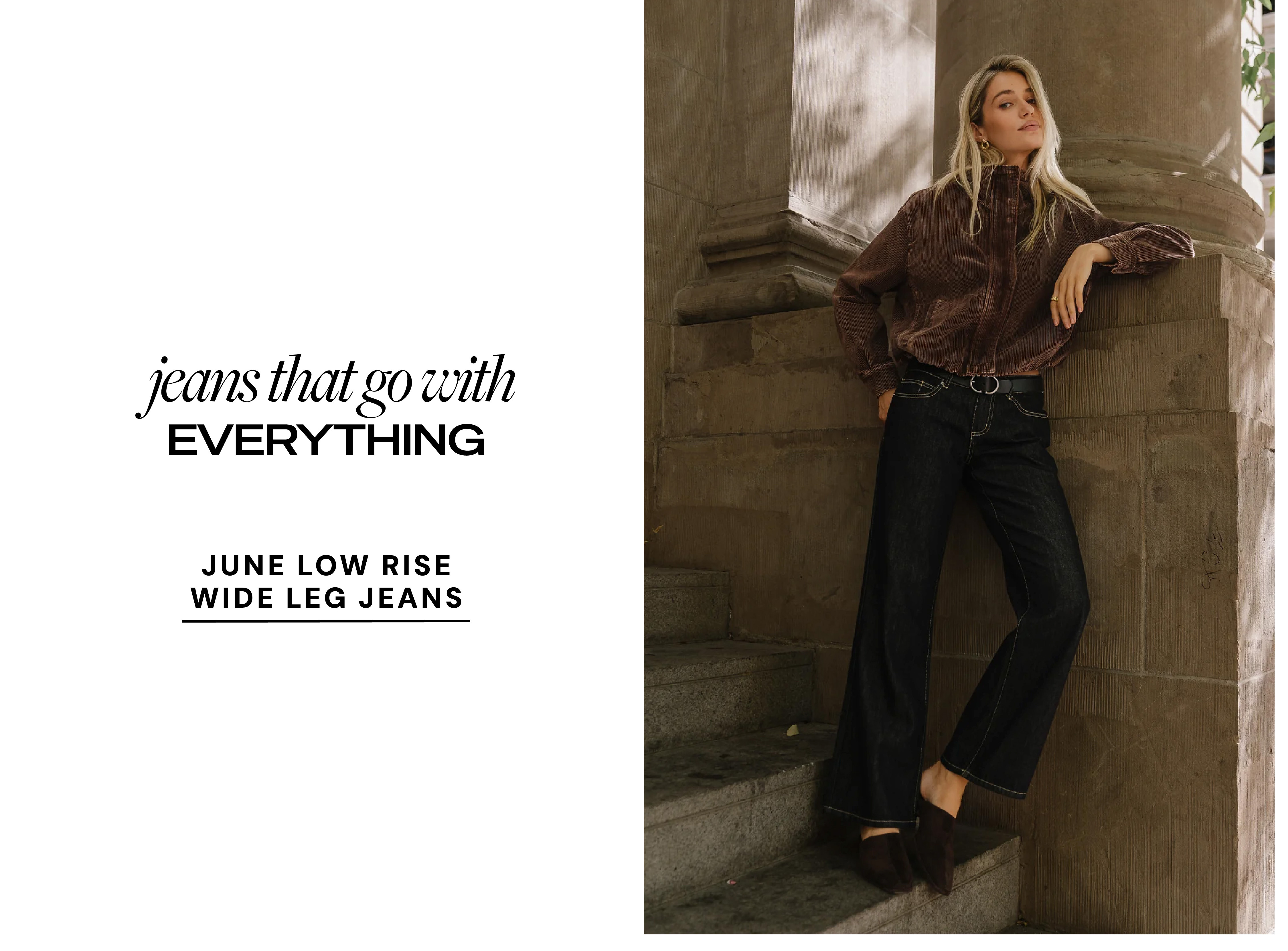 june low rise jeans
