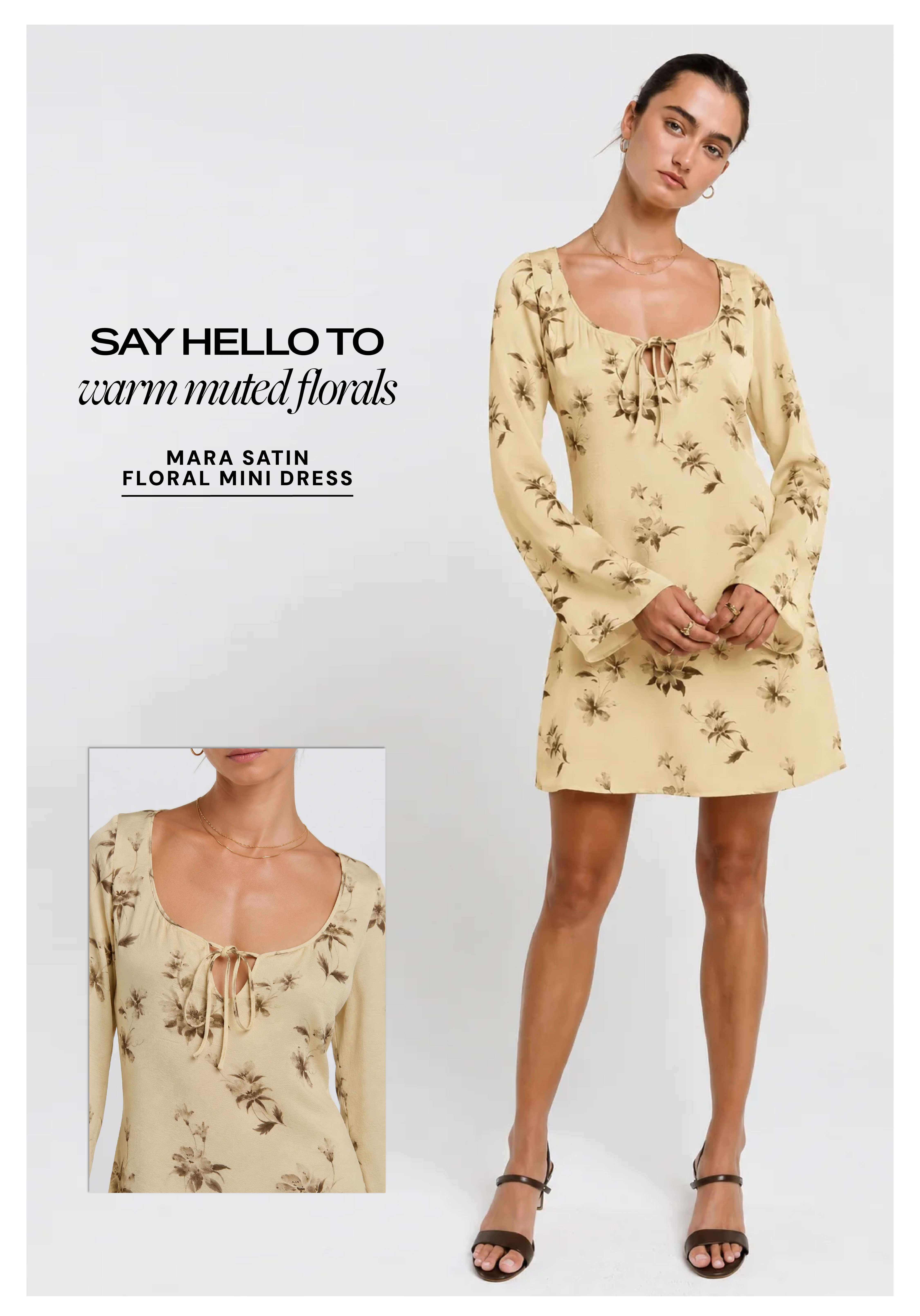 say hello to warm muted florals
