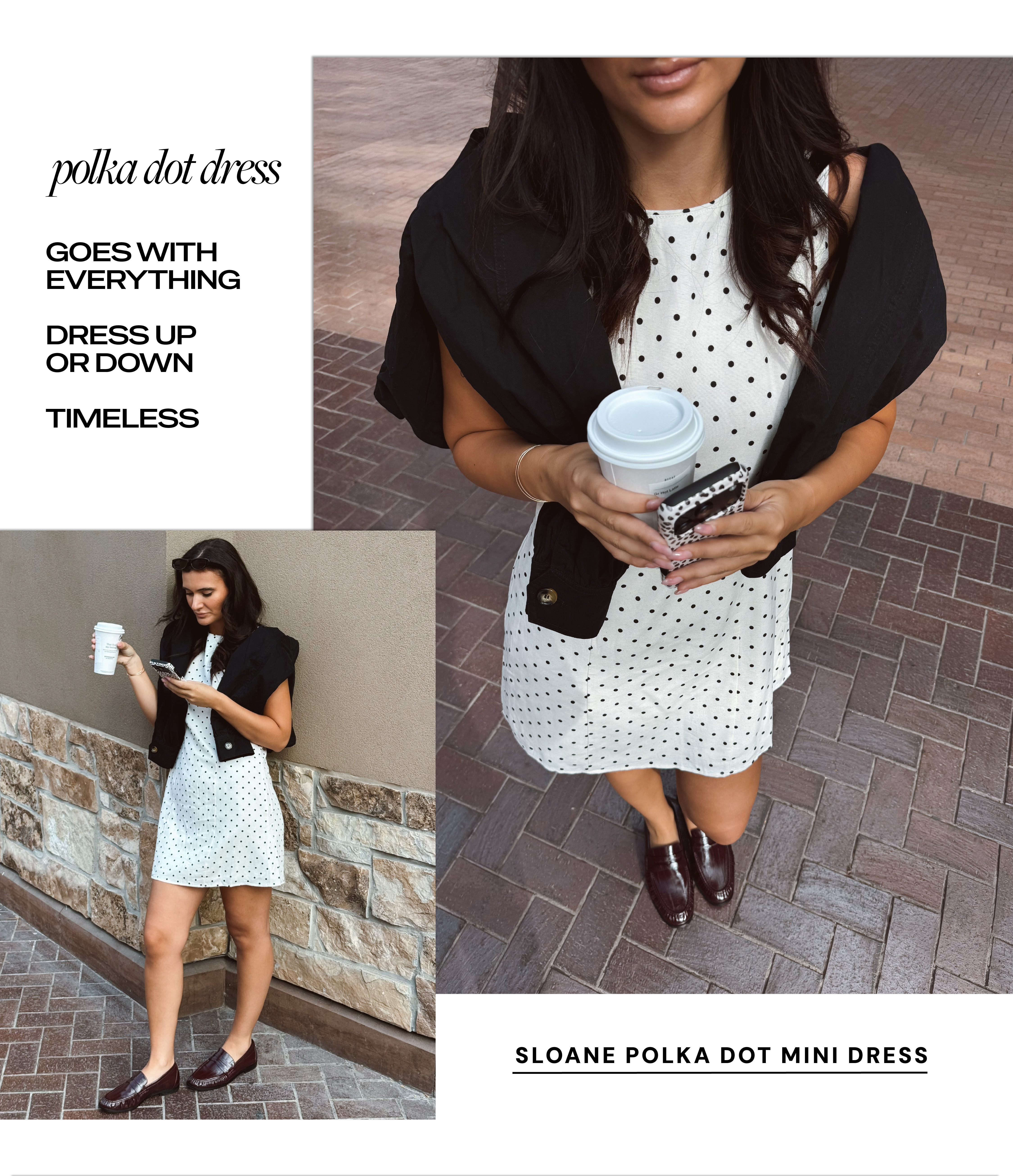 polka dot dress