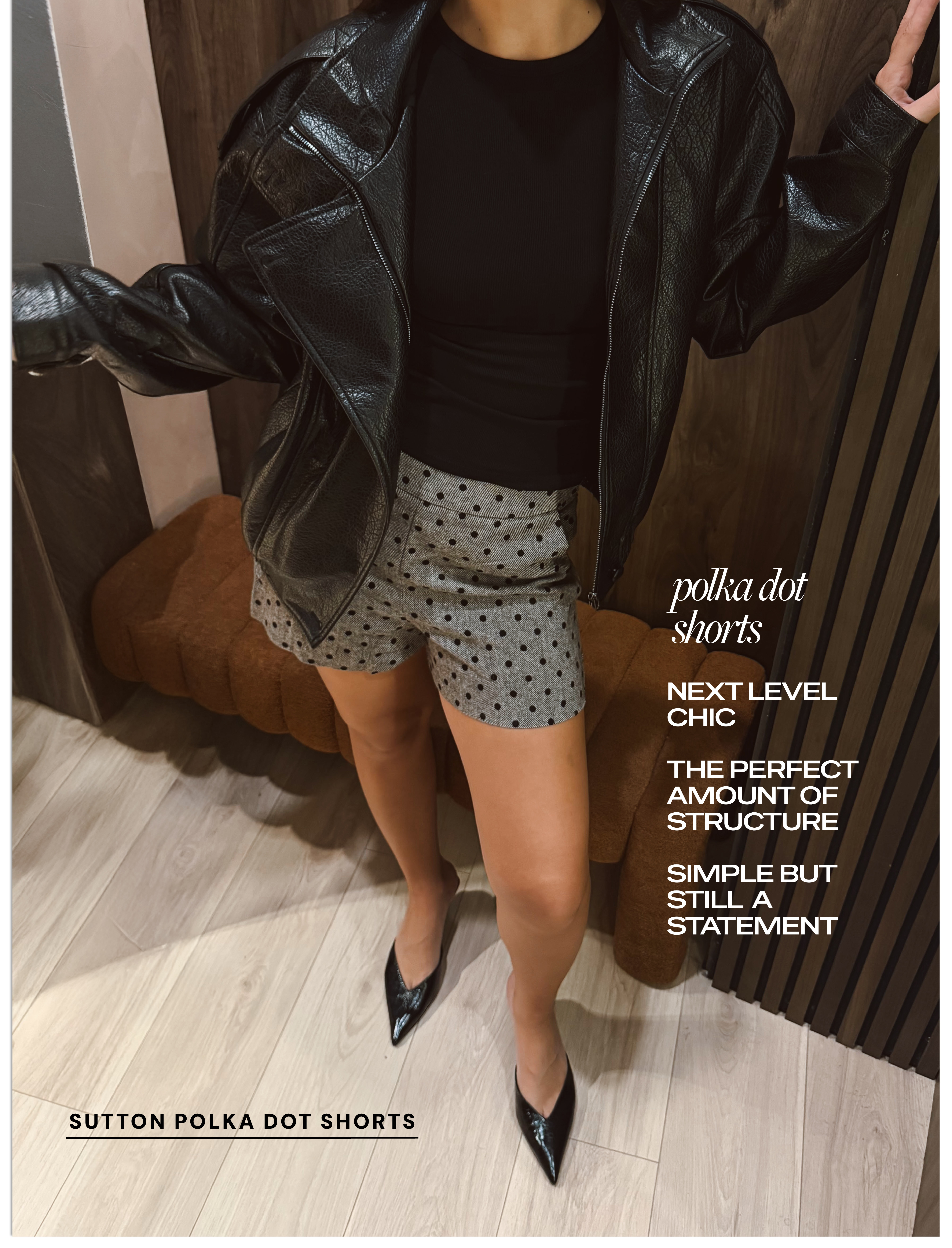 polka dot shorts