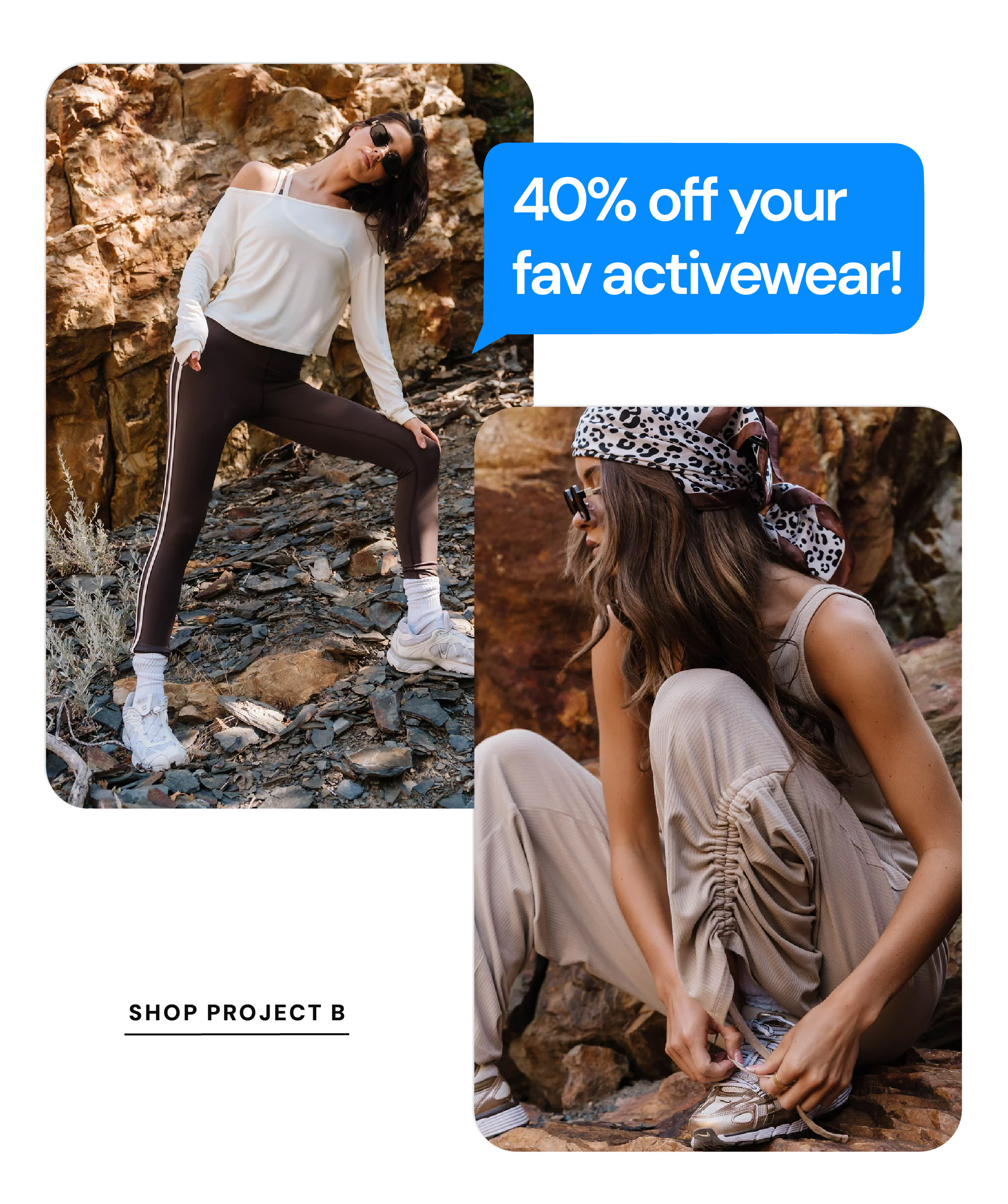 40% off your fav athleisure