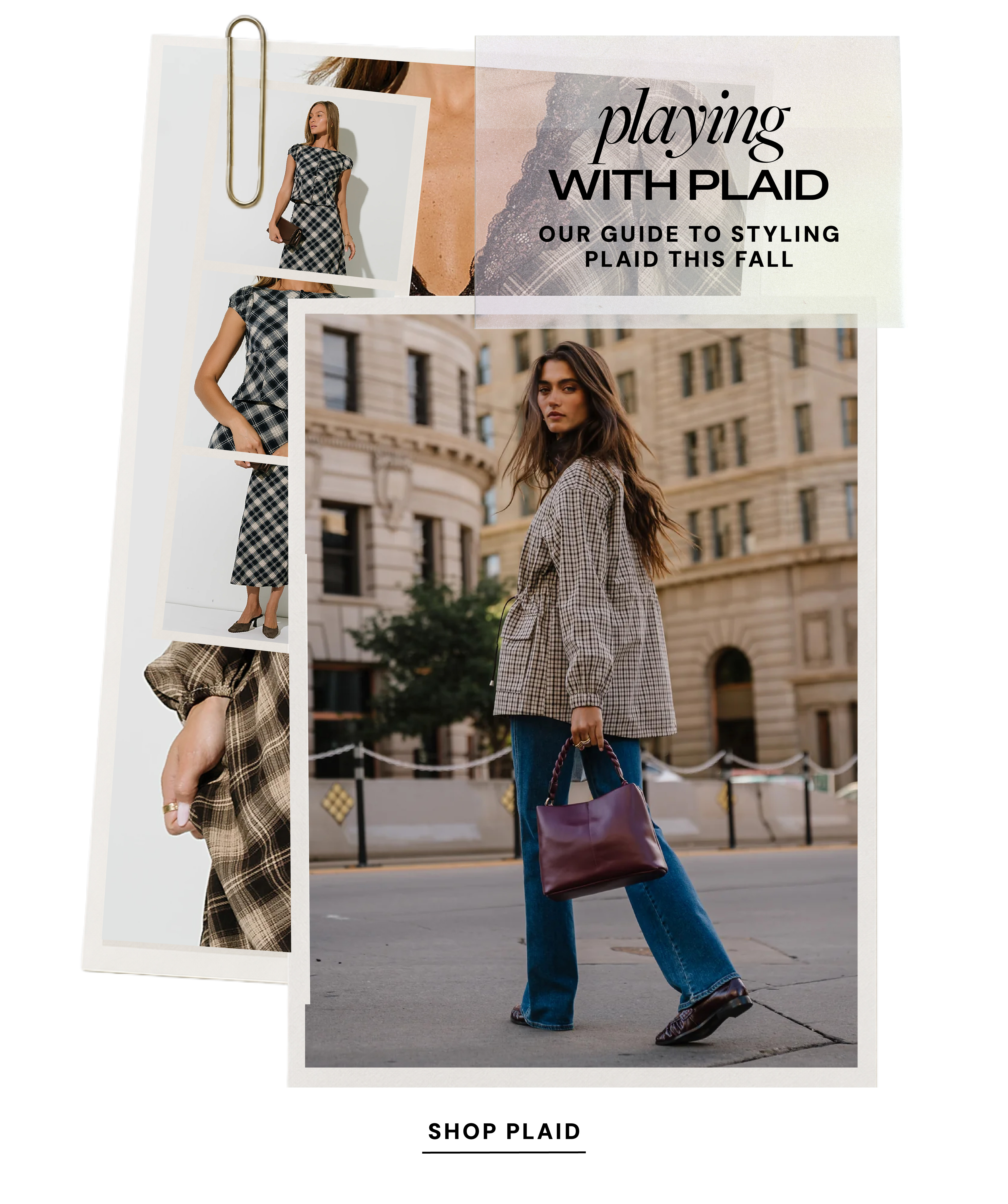 playing with plaid