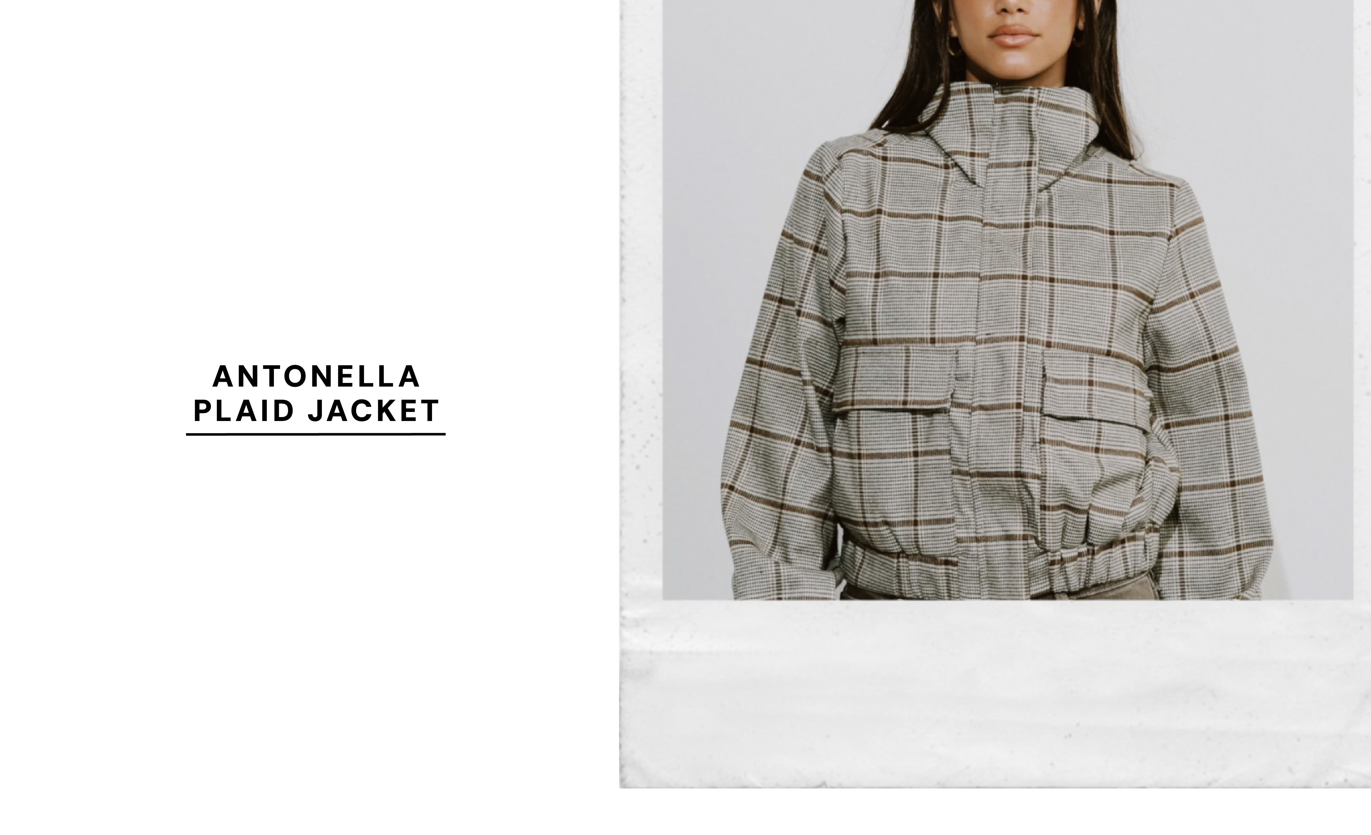 antonella plaid jacket