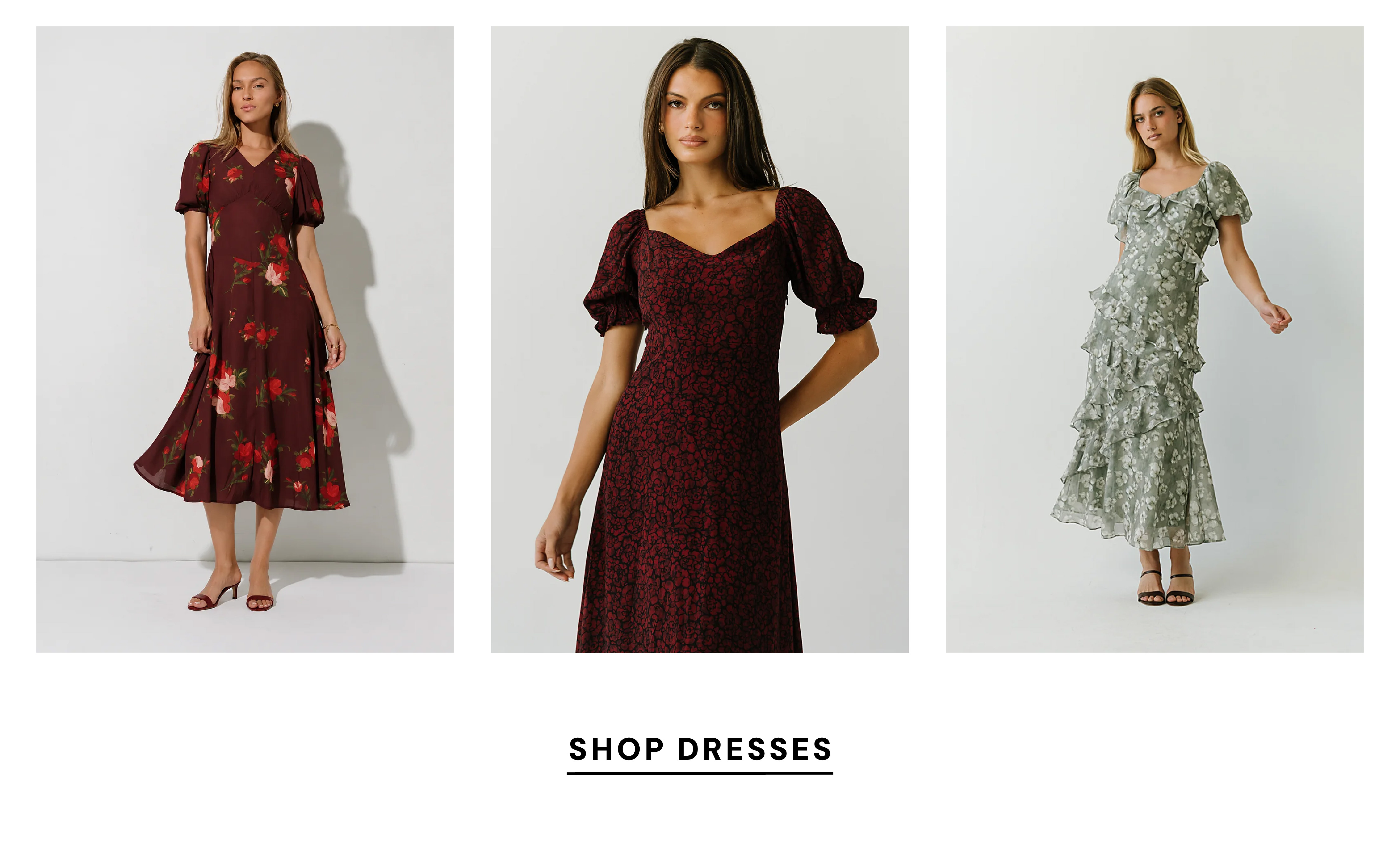 shop dresses