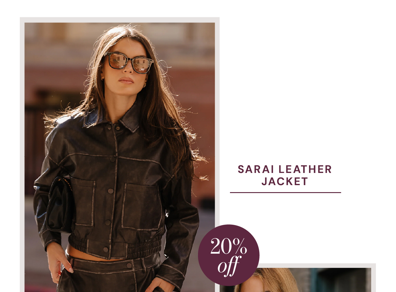 sarai leather jacket