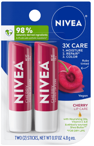 NIVEA Cherry Vegan Lip Care