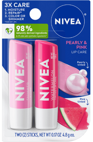 NIVEA Pearly & Pink Vegan Lip Care
