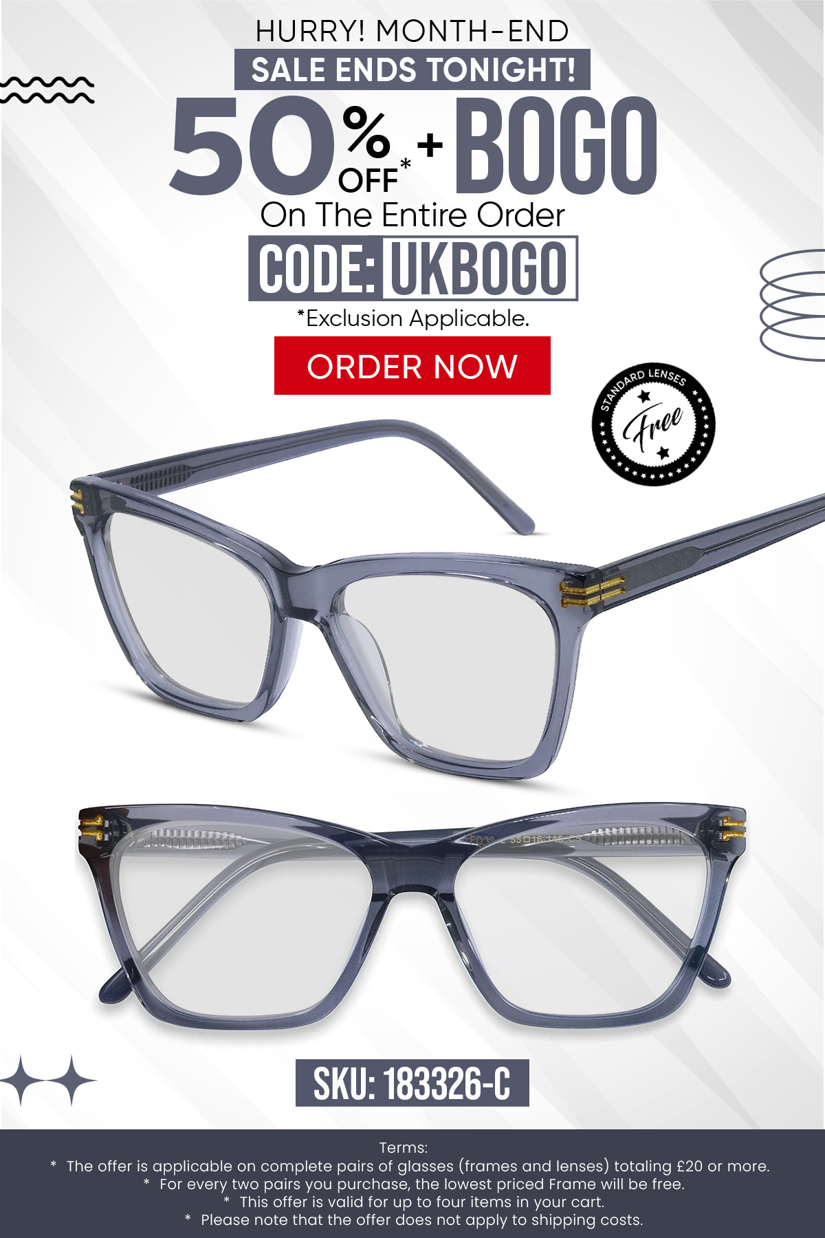 Upto 50% + BOGO On The Entire Order CODE: UKBOGO