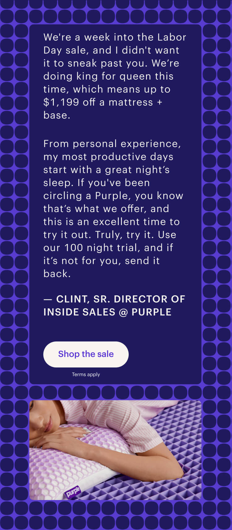 We're a week into the Labor Day sale, and I didn't want it to sneak past you.