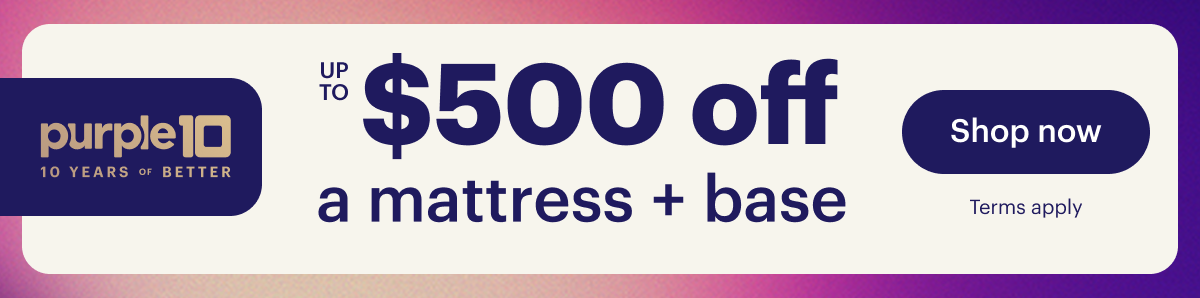 $500 off a mattress + base