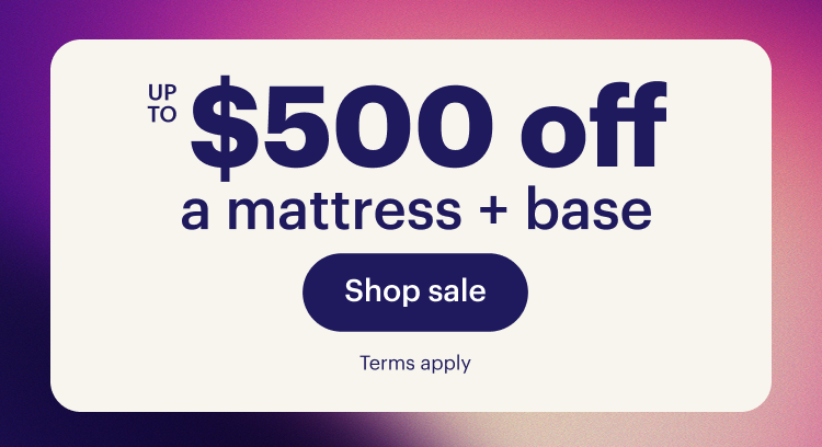 $500 off a mattress + base