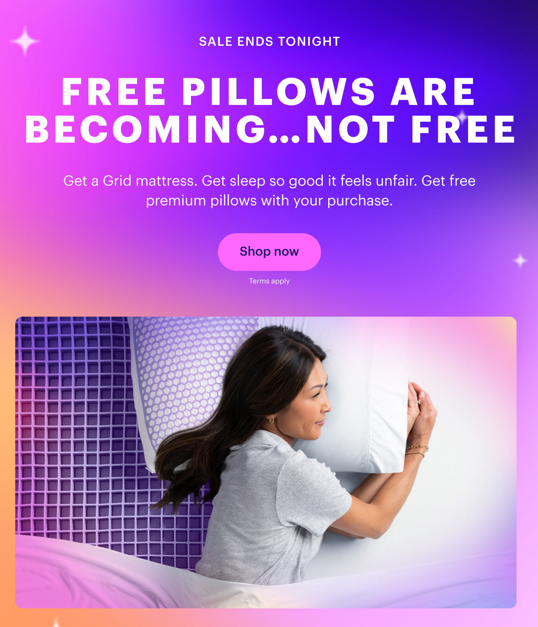 Free pillows are becoming…not free