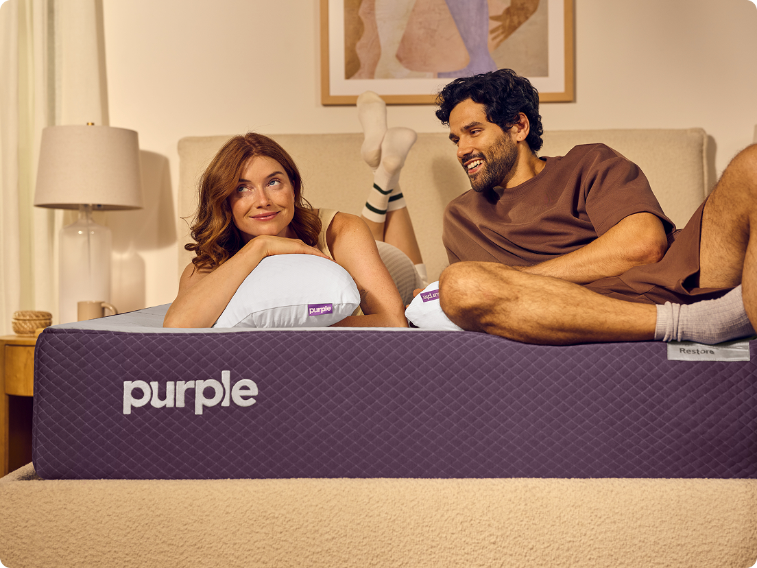 Couple on a mattress