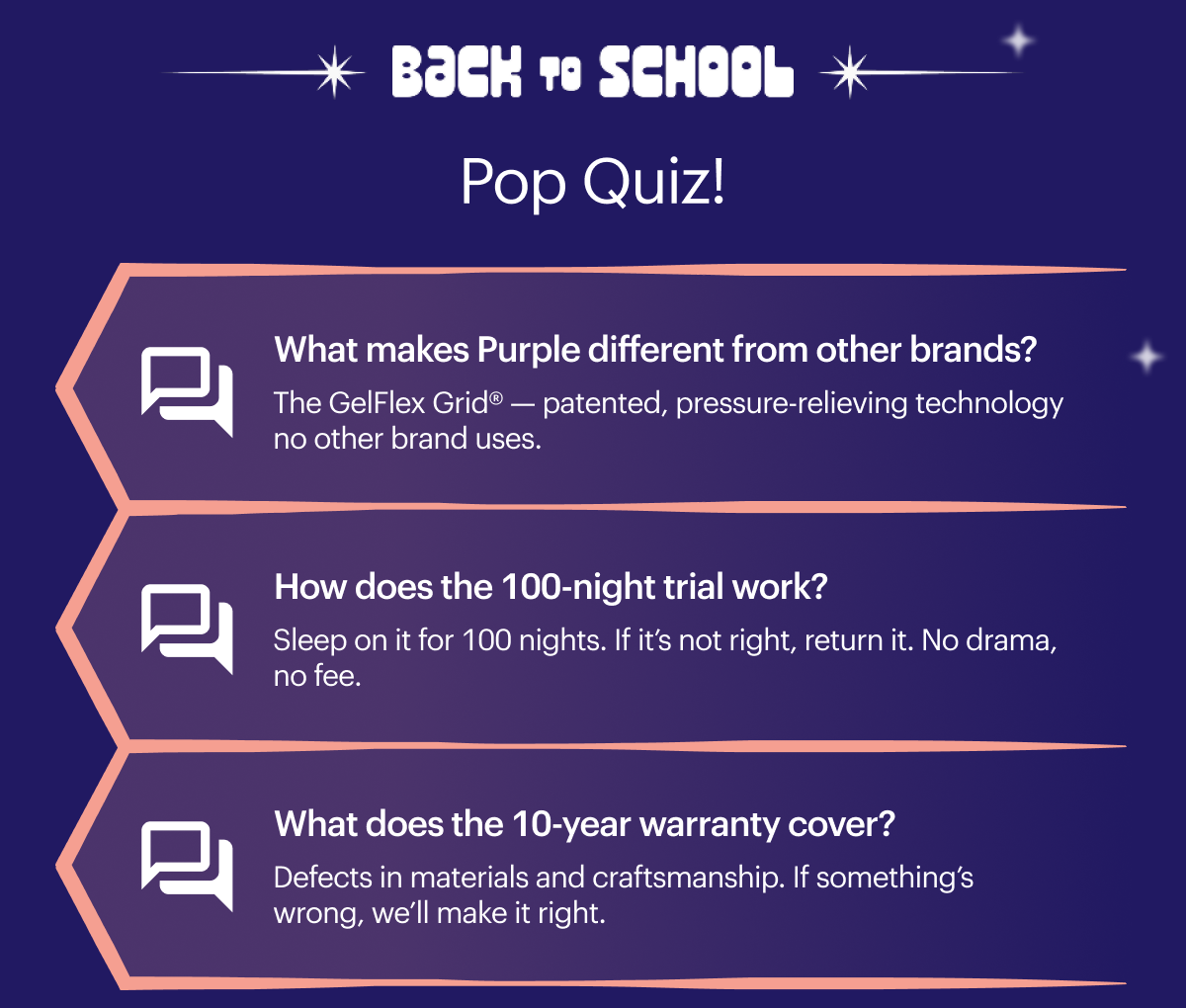 Back to School - Pop Quiz!