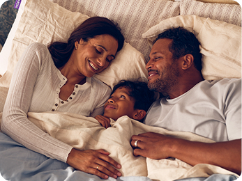 Dad sleeps hot?