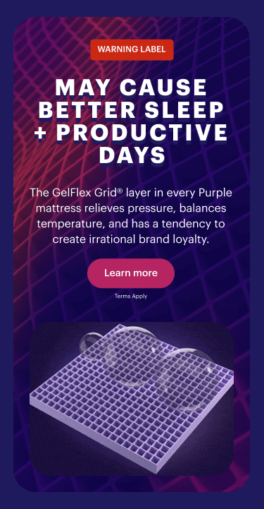 May cause better sleep + productive days