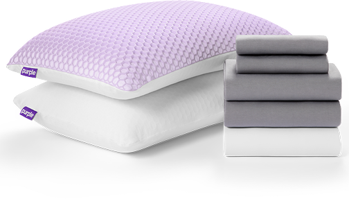Purple pillows
