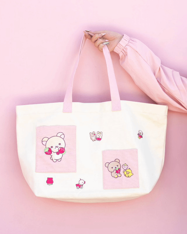 korilakkuma strawberry tote bag