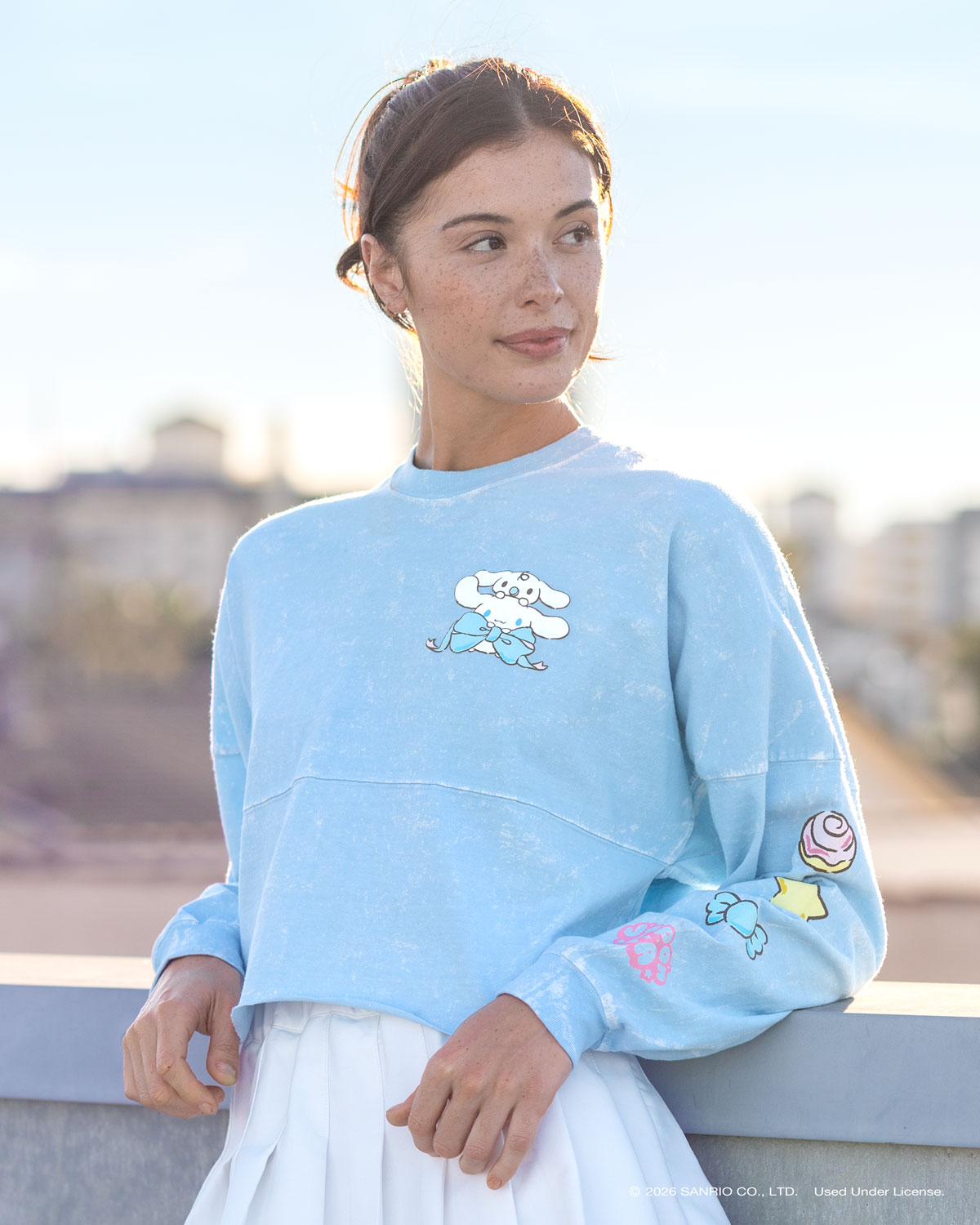 Cinnamoroll Ribbon JapanLA Cropped Spirit Jersey
