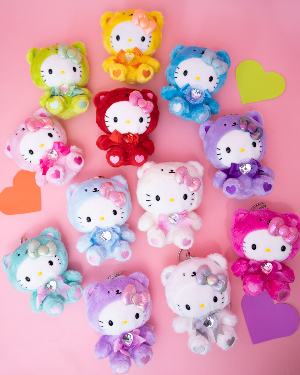 Hello Kitty Birthstone Plush Mascot Keychain