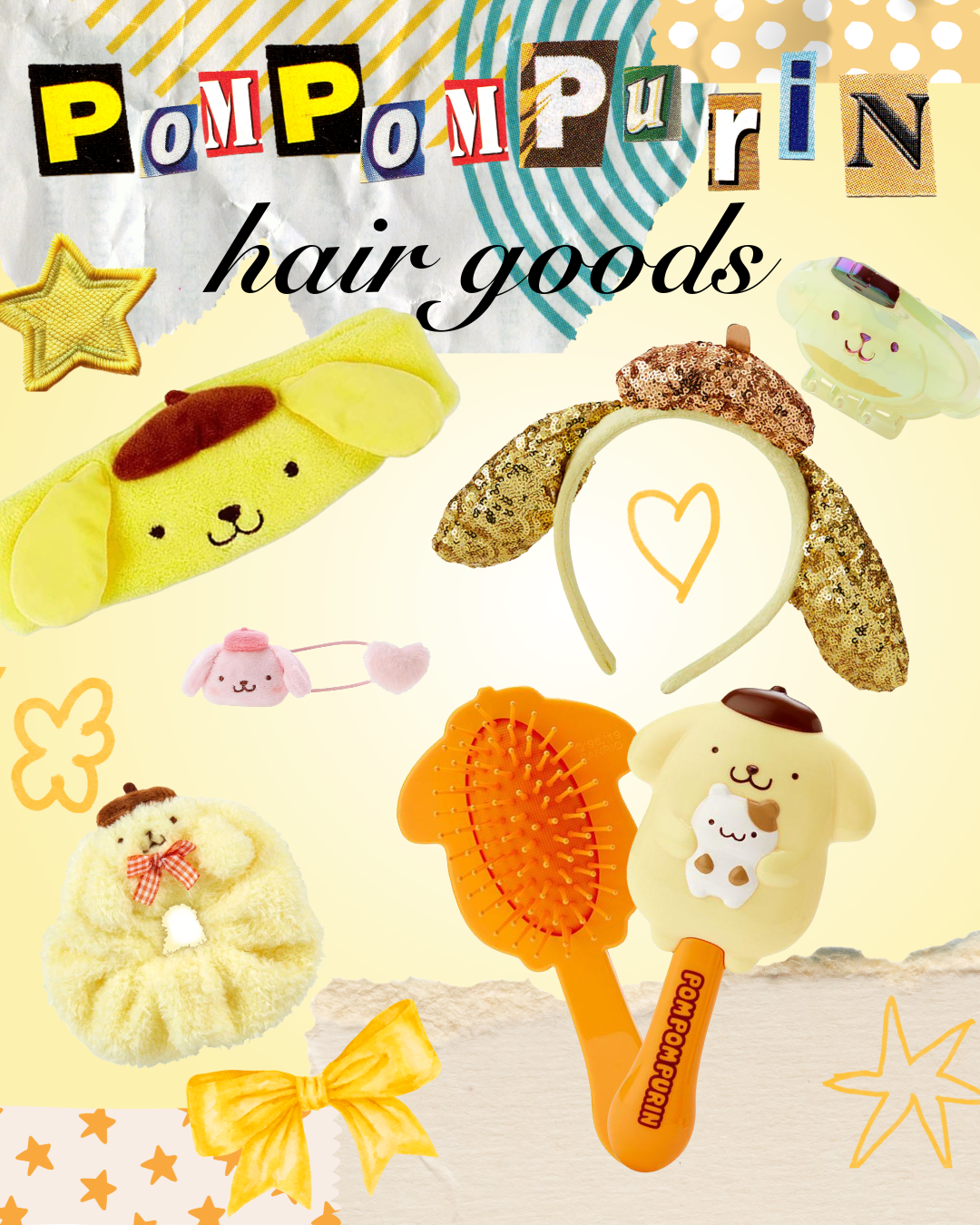 Pompompurin Hairgoods