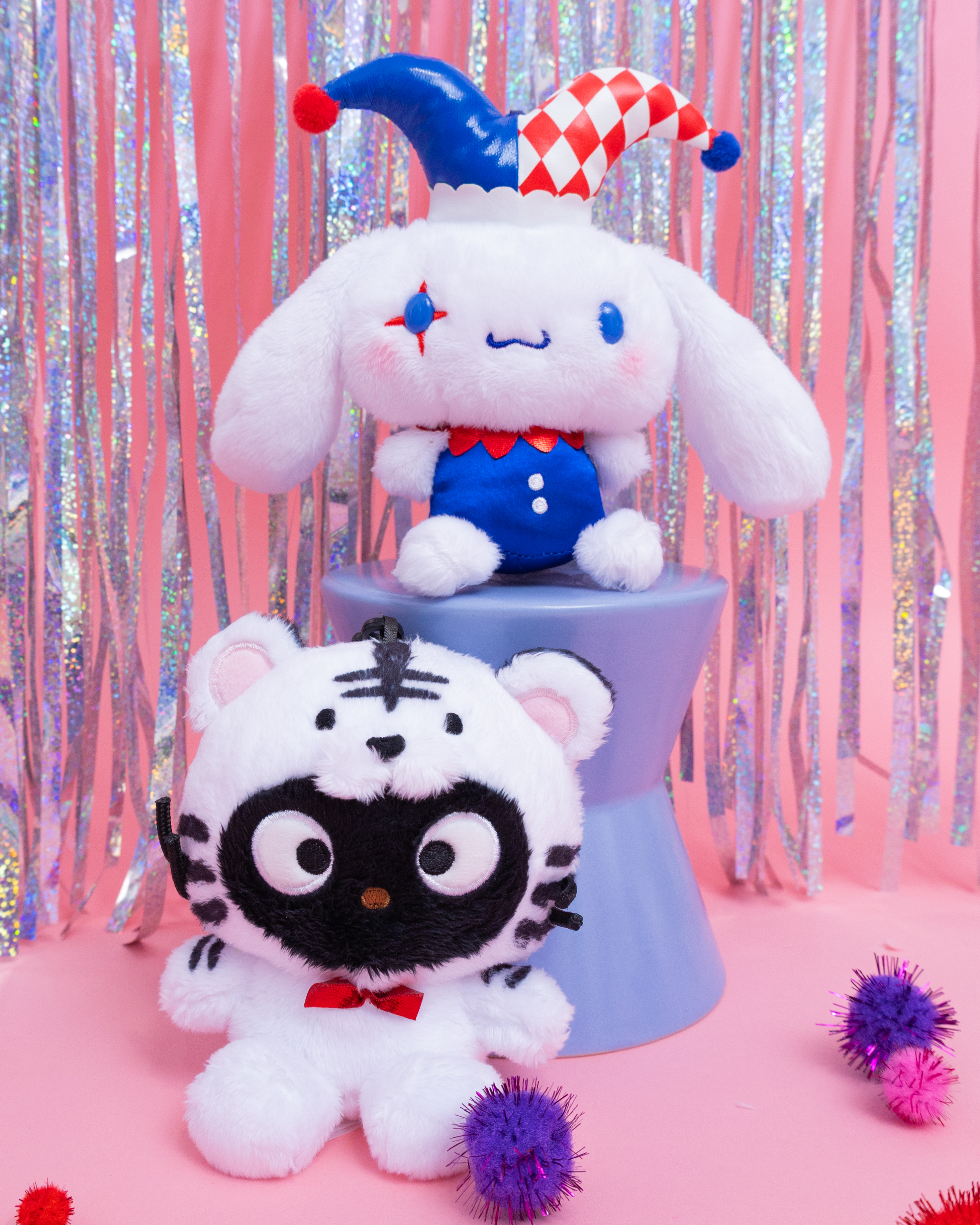 Sanrio Midnight Circus Plush Keychains