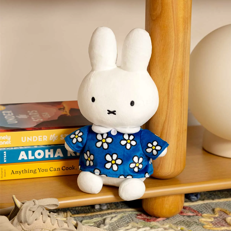 Miffy Blue Daisy Midi Mochi Plush