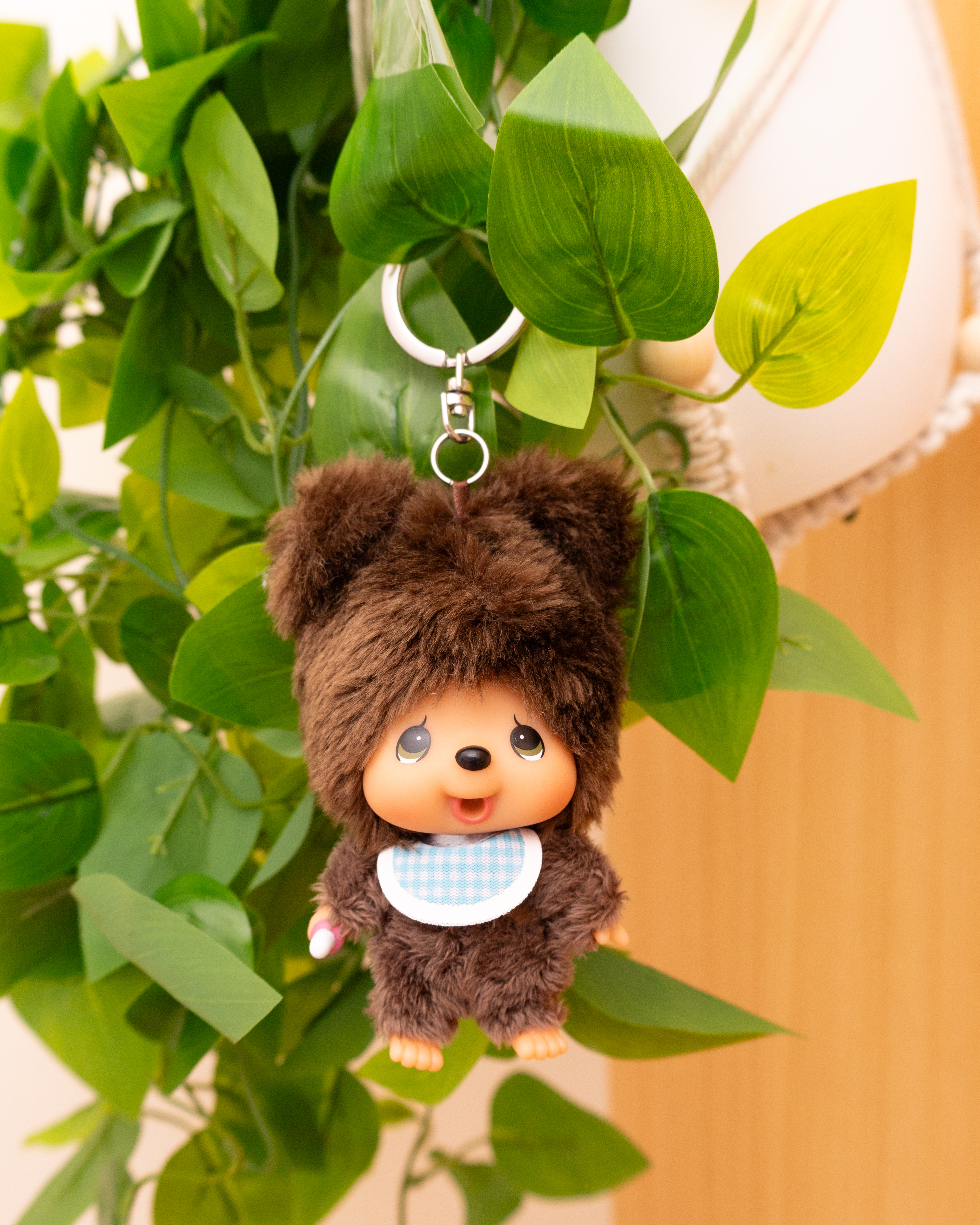 Monchhichi Kuma Keychain
