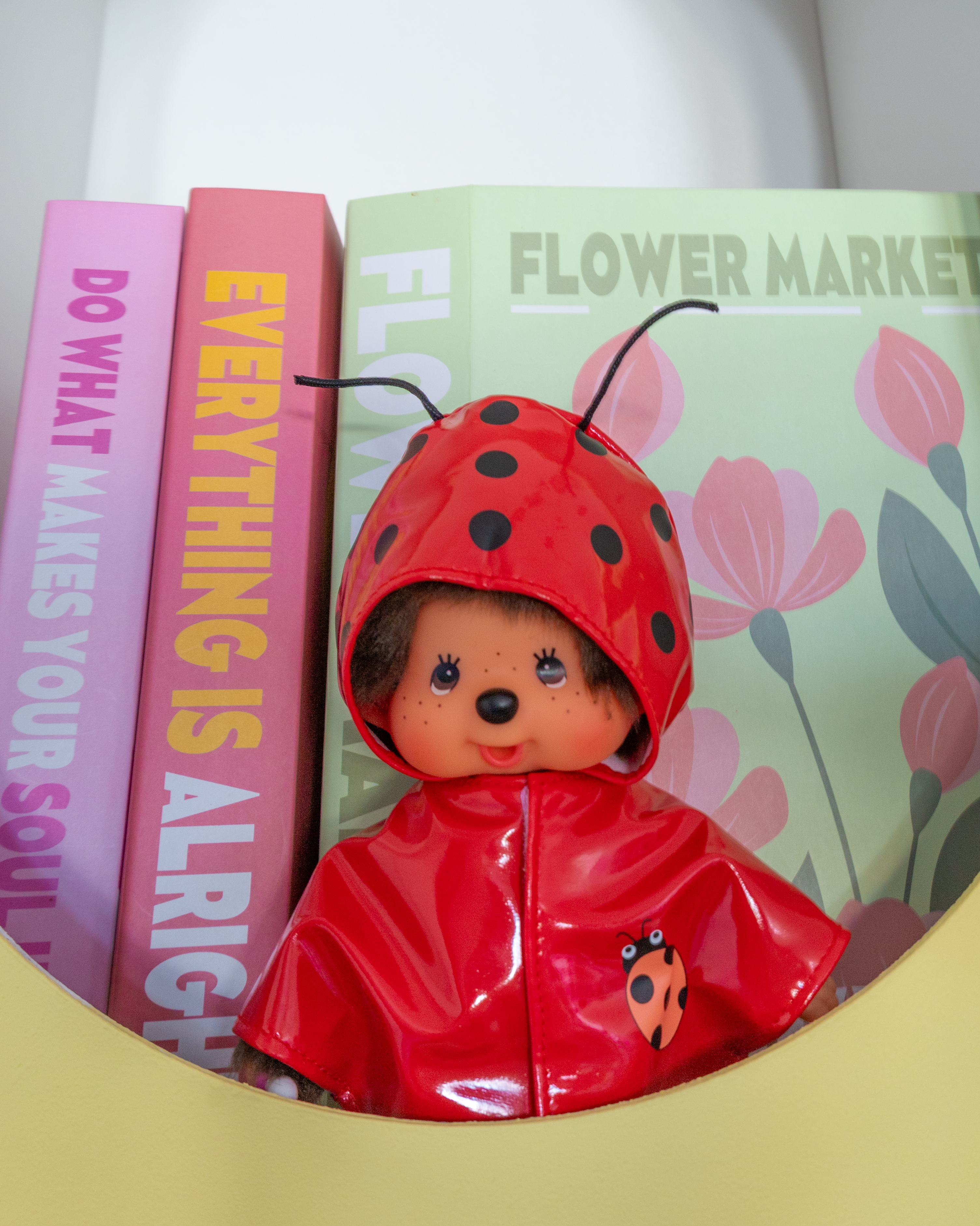 Monchhichi Ladybug Raincoat Plush