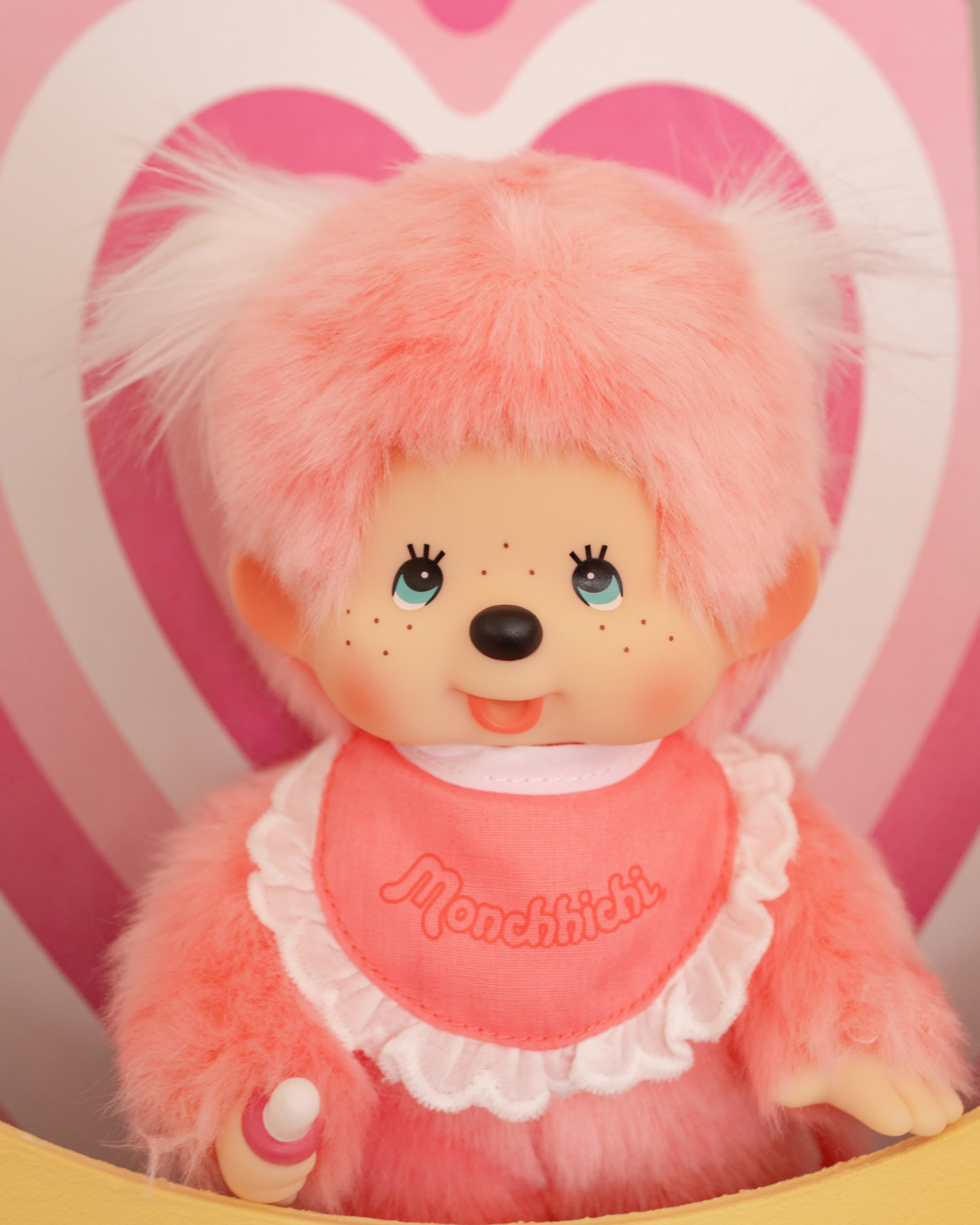 Monchhichi Pink Girl Plush