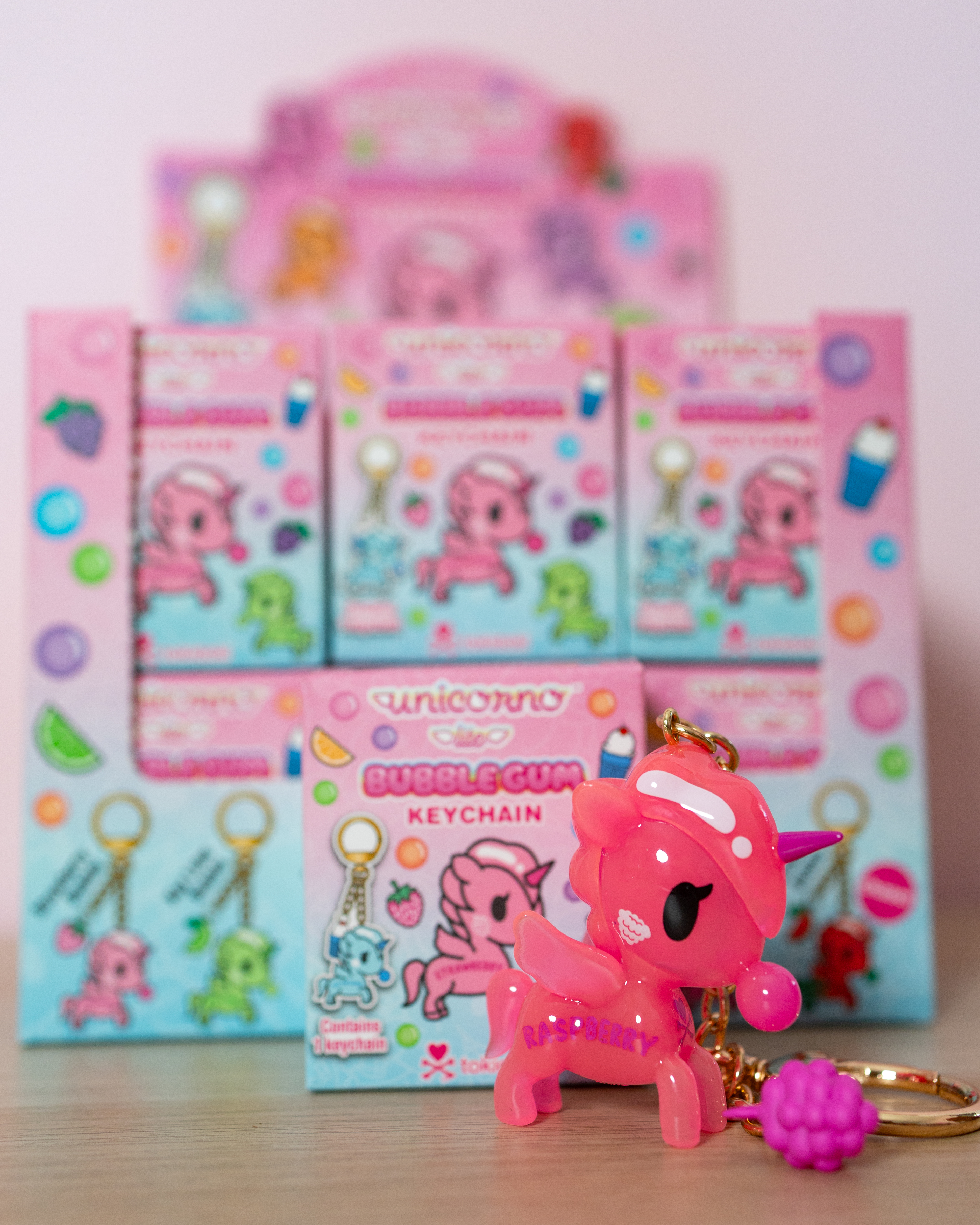 Unicorno Lite Bubble Gum Keychain Blind Box