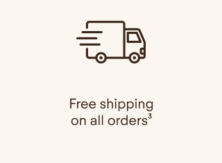 Free ground shipping on all orders*