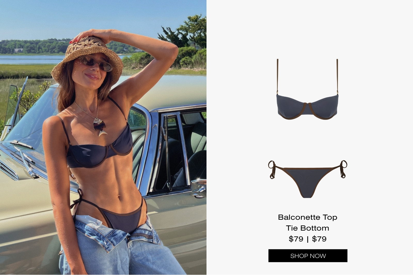 WeWoreWhat High Summer Swim 2025 Balconette Top