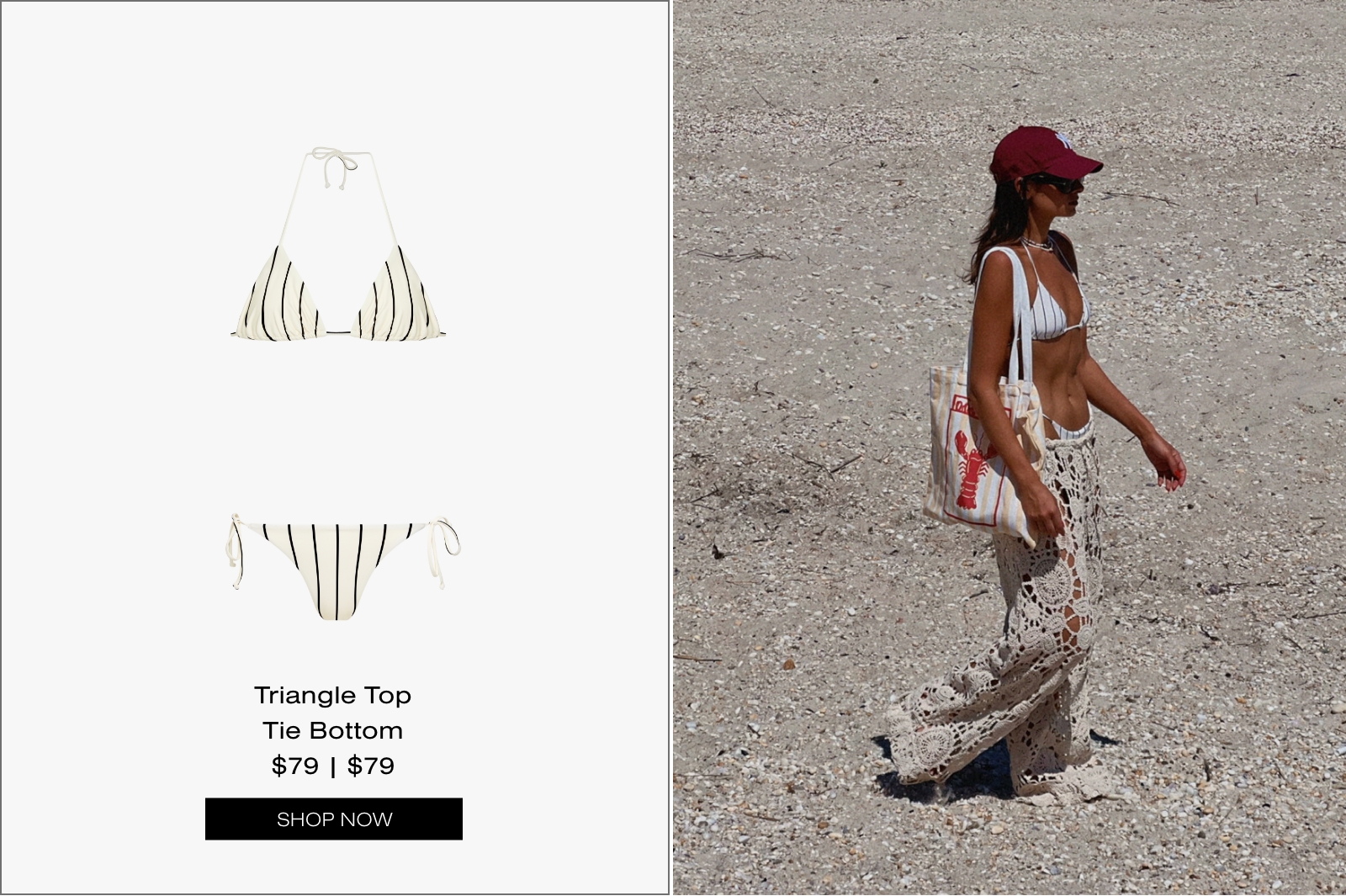 WeWoreWhat High Summer Swim 2025 Triangle Top