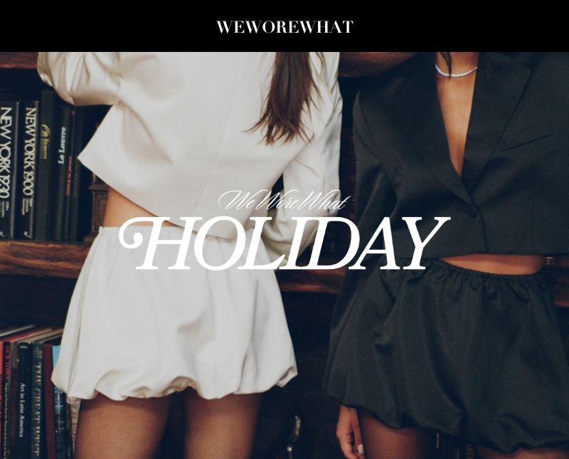 WeWoreWhat Holiday 2025 Collection Coming Soon WeWoreWhat Holiday 2025 Collection Coming Soon