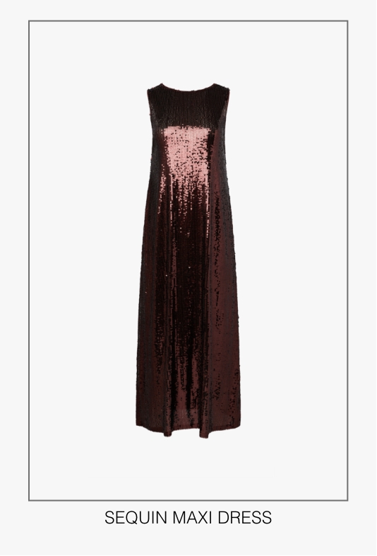 WeWoreWhat Holiday 2025 Collection Sequin Maxi Dress