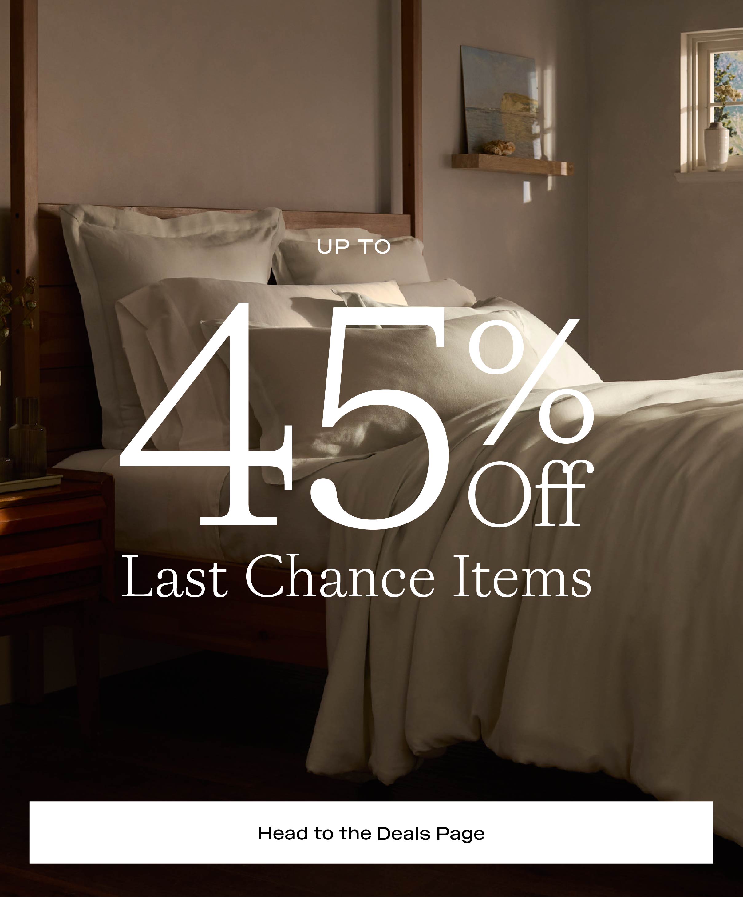 DEALS PAGE - up to 45% off
