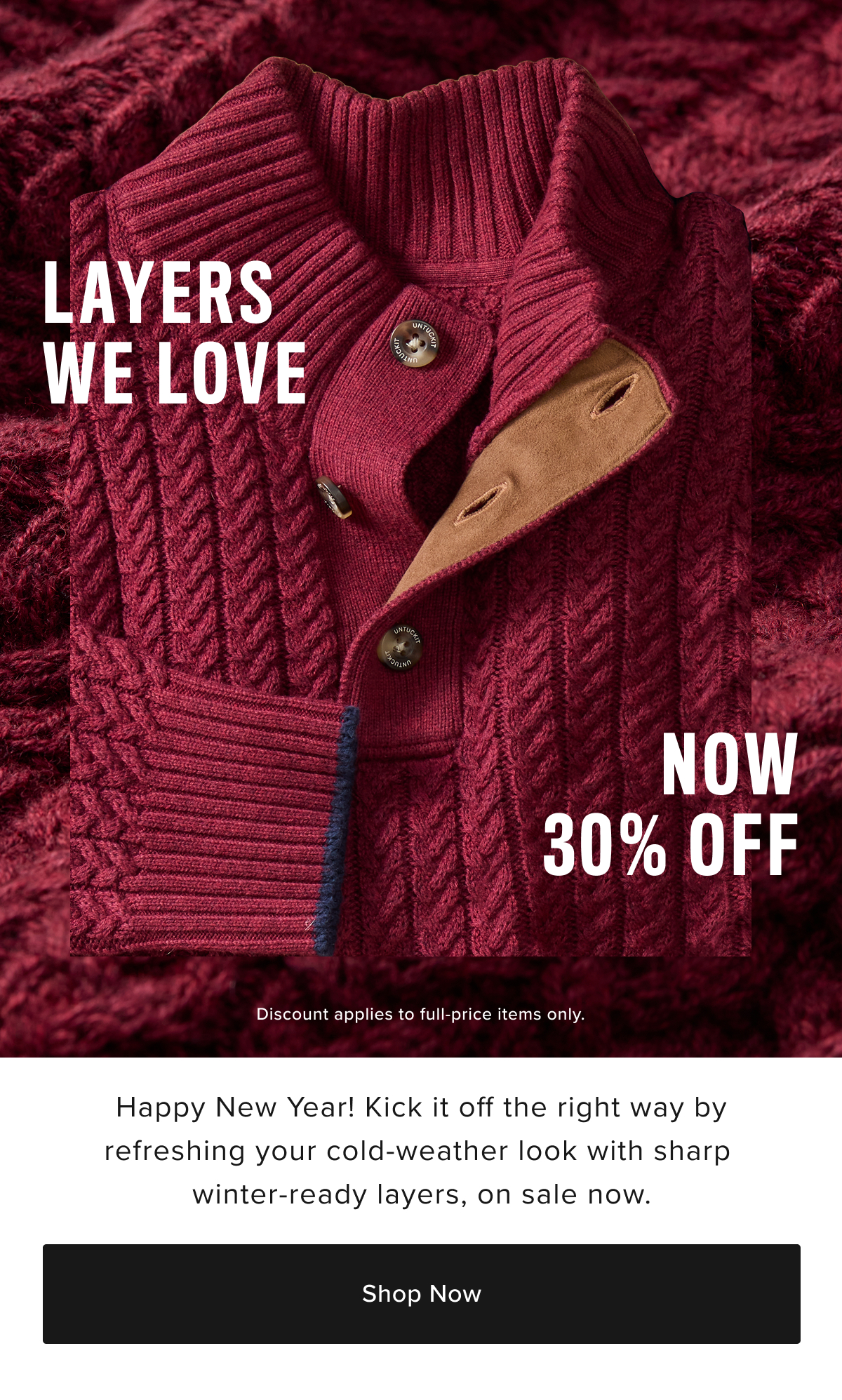 Layers We Love Now 40% Off